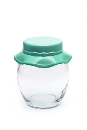 Банка для зберігання продуктів Капелюх 350 мл зелена