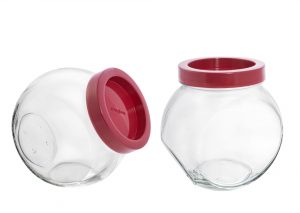 Банка для зберігання продуктів Sweet New 1730 мл вишнева