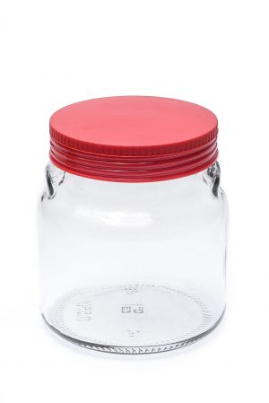 Банка для зберігання продуктів Італія 550 мл червона
