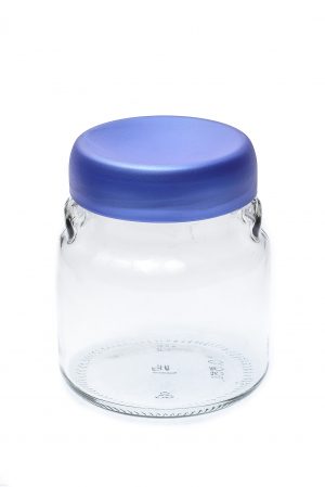Банка для зберігання продуктів Велюр 550 мл синя