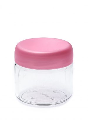 Банка для зберігання продуктів Велюр 330 мл рожева